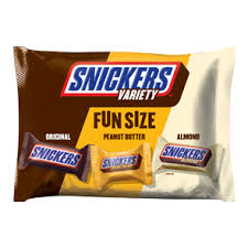 Snickers Variety Fun Size Medium Laydown Bag