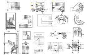 Diffe Types Staircase Plan And