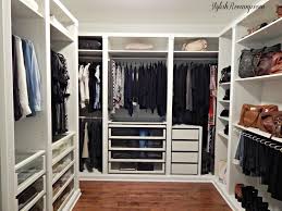 closet with the ikea pax wardrobe