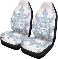 Set Of 2 Car Seat Covers Vintage