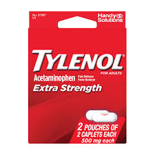 tylenol extra strength caplets 2 dose