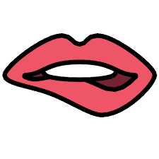 meaning biting lip emoji emojiall