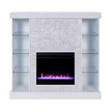 contemporary electric fireplace