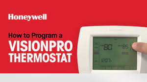 How To Program a Honeywell VisionPro Thermostat - YouTube