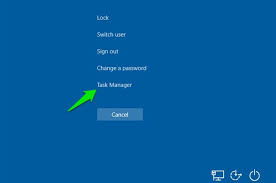 open task manager in windows 10