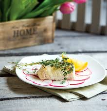 lime and dill ocean perch or halibut