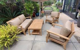 Patio With These Miramar Teak Chairs