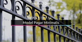 Hasil gambar untuk model pagar besi dan stainless minimalis