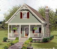 Cottages are traditionally quaint and reminiscent of the english thatched cottage. Plan 20115ga Cozy Cottage With Bedroom Loft Small Cottage House Plans Small Cottage Homes Tiny Cottage Design