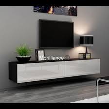 qoo10 suspended tv console minimalist