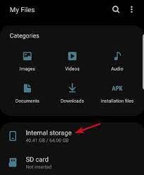 However, for users who cannot find this app on your phone, please try the following steps: How To Transfer Files From Android Storage To An Internal Sd Card