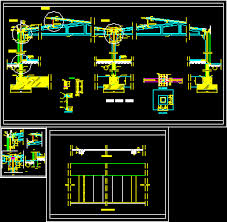 detail structure of steel in autocad