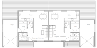 Duplex House Plan Ch244d House Plan