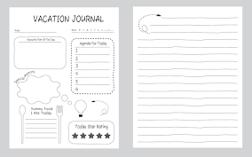 page 3 travel journal template free