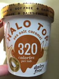 Coconut milk (water, coconut cream), inulin, sugar. Dairy Free Halo Top Sea Salt Caramel Ice Cream