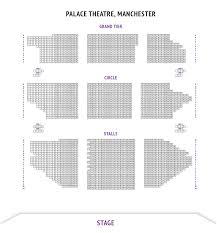 Palace Theatre Manchester Seating Plan Boxoffice Co Uk
