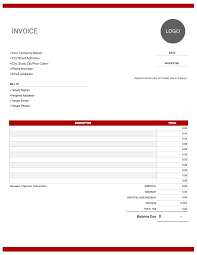 al invoice templates free
