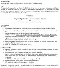 singular catcher in the rye essay topics thatsnotus 001 essay example sample catcher in the rye topics singular research paper questions and