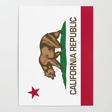 California Republic Flag Bear Flag