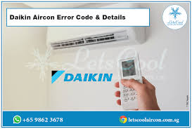 daikin aircon error code and details