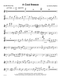A Cool Breeze 2nd Bb Tenor Saxophone Sheet Music To Download