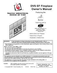 Avalon Stoves Avanti Dv Owner S Manual