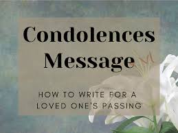 condolences message best guide on how