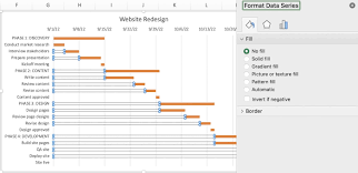 create a simple gantt chart in excel