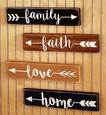 Set Of 4 Country Rustic Wood Wall
