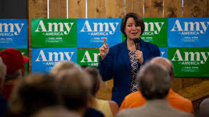 Senator amy klobuchar joined a handful of democratic hopefuls, as she announced her candidacy for president in 2020. In Iowa Amy Klobuchar Uses Her Stump Speech To Criticize President Trump