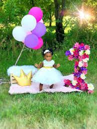 Baby Girl 1st Birthday Photoshoot gambar png