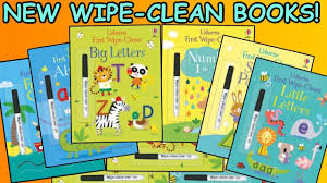 first wipe clean book series learn how