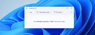 open snipping tool in windows 10