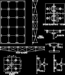 Spider Glas In Autocad Cad Library
