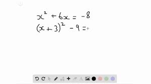 Solve Each Quadratic Equation