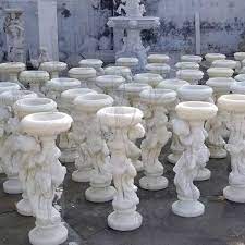 White Marble Commercial Size Outdoor
