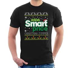 Asda Smart Price Christmas Jumper Knit Pattern Mens T Shirt