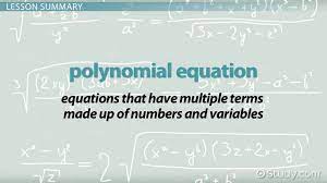 forming polynomial equations with roots