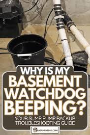 Why Is My Basement Watchdog Beeping
