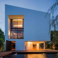 Modern minimalist home in Thailand: Baan Moom gambar png