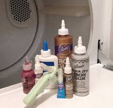 how to remove glue from a dryer how