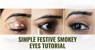 dussehra festive eye makeup tutorial