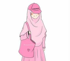 Servergambar01 | gambar kartun muslimah semakin banyak banyak digunakan banyak kalangan untuk dijadikan wallpaper hp dan kebutuhan lainnya. Anime Hijab Keren Masker Anime Sexy