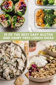 gluten and dairy free lunch ideas