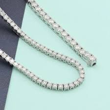 moissanite diamond tennis chain
