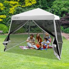 Pop Up Canopy With Mesh Sidewalls
