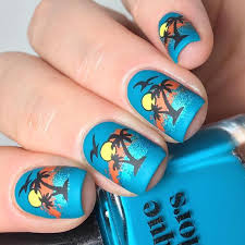 30 hot tropical nail designs to