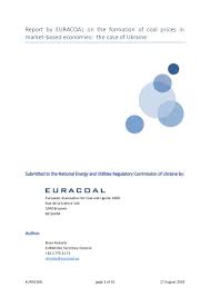 Report By Euracoal On The Formation Of Coal Prices In Market