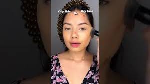 oily skin vs dry skin makeup routine