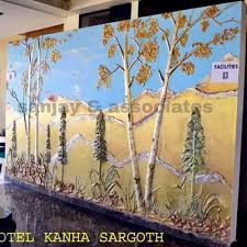 Realistic Cement Wall Murals For